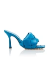 Bottega Veneta Lido Sandals In Blue