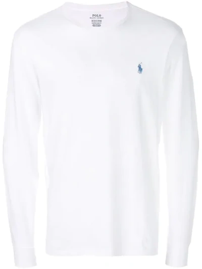 Polo Ralph Lauren Long Sleeve Classic T-shirt In White