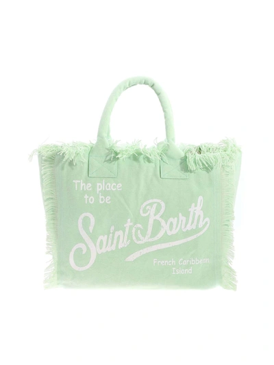 Mc2 Saint Barth Vanity Beach Bag In Green