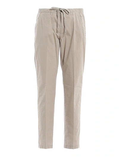 Briglia 1949 Drawstring Waist Pants In Grey In Light Grey