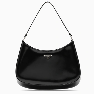 Prada Black Brushed Cleo Bag