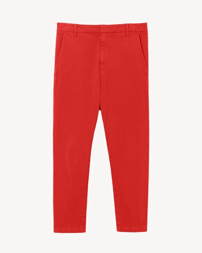 Nili Lotan Paris Pant In Sunfaded Red