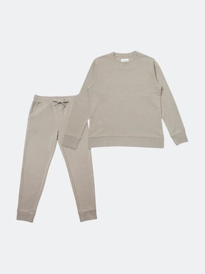 Paper Project All Day Clean Sweats Set In Brown