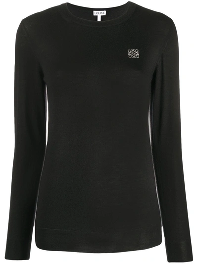 Loewe Women's Black Cashmere Sweater