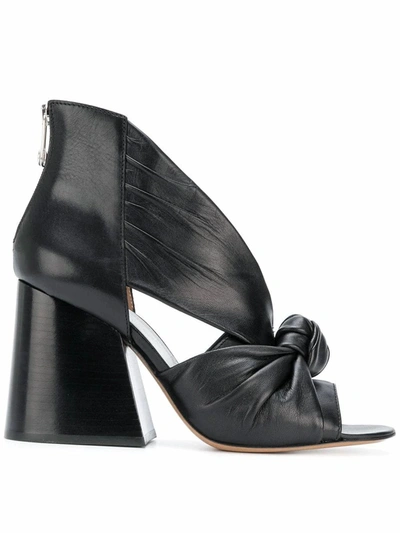 Maison Margiela Women's Black Leather Heels