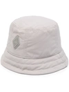 A-cold-wall* A Cold Wall Padded Bucket Hat In Grey