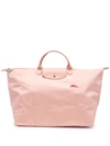 Longchamp Le Pliage Club 18" Large Travel Bag In Pinky