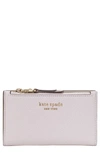 Kate Spade Small Roulette Slim Bifold Wallet In Lilac Moonlight