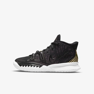 Nike Kyrie 7 Big Kids' Basketball Shoes In Black,arctic Punch,opti Yellow,black