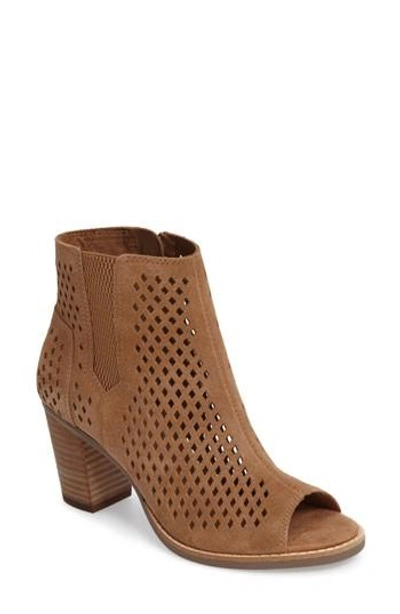 Toms majorca 2025 peep toe toffee