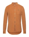 Lyle & Scott Shirts In Brown