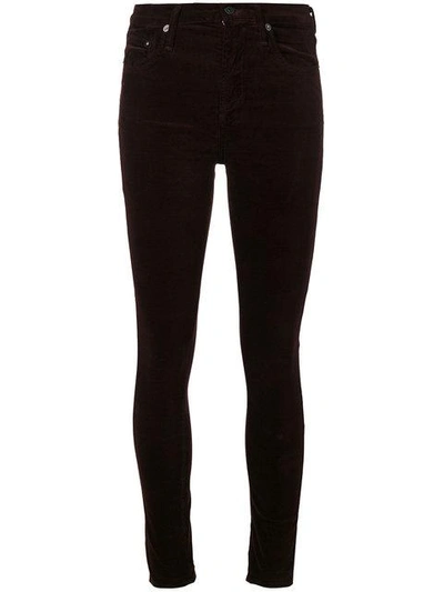 Citizens Of Humanity Super Skinny Jeans In Red