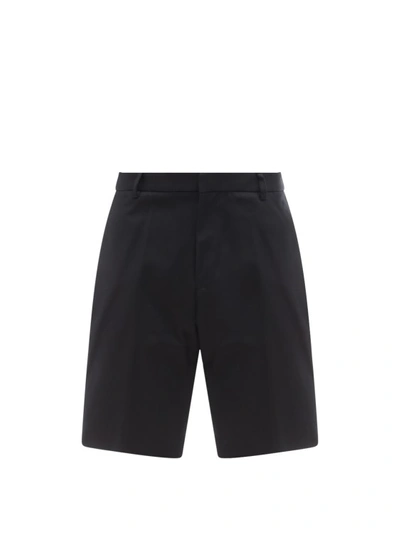 Moschino Mens Black Cotton Shorts