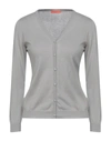 Ballantyne Cardigans In Dove Grey