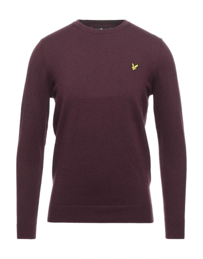 Lyle & Scott Sweaters In Deep Purple
