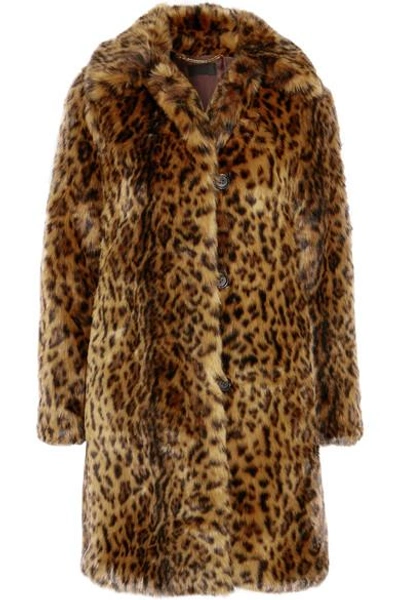Jcrew Leopard-print Faux Fur Coat