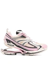 Balenciaga 40mm X-pander Mesh & Nylon Sneakers In Pink Silver
