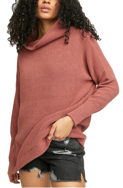 Free People Ottoman Slouchy Tunic In Berry Blush ModeSens