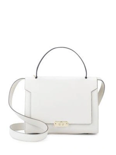 Anya Hindmarch Bathurst Leather Satchel In Beige Khaki