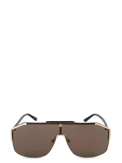 Gucci Eyewear Aviator Sunglasses In Brown