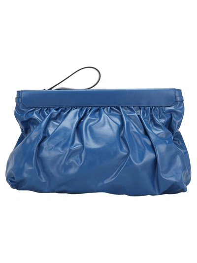 Isabel Marant Luzel Clutch In Blue