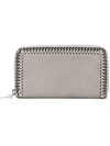 Stella Mccartney Falabella Wallet In Grey