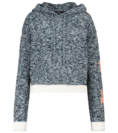The Upside Knitted Performance Hoodie In Light Blue