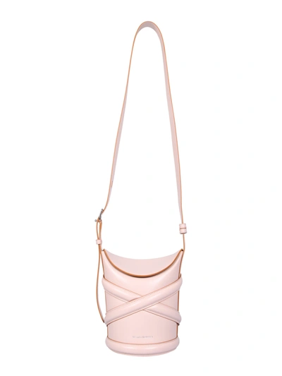 Alexander Mcqueen Small The Curve Bag In Rosa