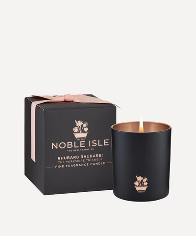 Noble Isle Rhubarb Rhubarb! Candle And Snuffer