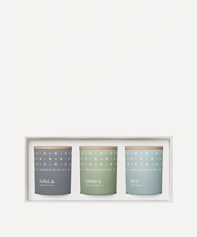 Skandinavisk Explore Mini Candle Gift Set 3 X 65g