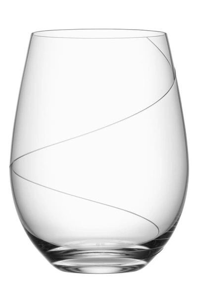 Kosta Boda Line Gin And Tonic Glass In Clear