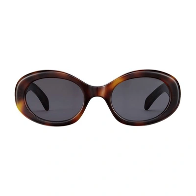 Celine Oval-frame Tortoiseshell Acetate Sunglasses In Blonde_havana