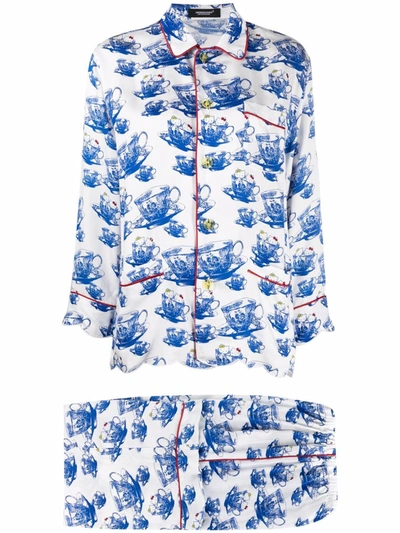 Undercover White & Blue Hello Kitty Edition Pyjama Set