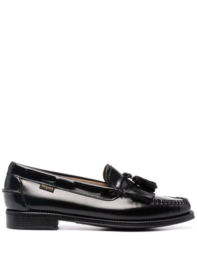 G.h. Bass & Co. "esther Kiltie" Loafers In Black  