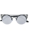 Bulgari Enamelled Round Sunglasses