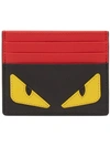 Fendi Bag Bugs Cardholder In Red