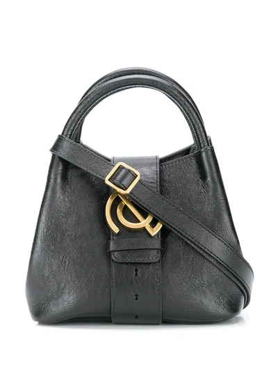 Zanellato Black Leather Zoe Tote Bag