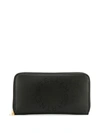 Stella Mccartney Stella Logo Continental Wallet In Black