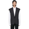 Fear Of God Sleeveless Tailored Blazer In Black