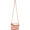 Loewe Mini Puzzle Bag In Classic Calfskin In Pink