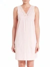 Hanro Moments Tank Gown In Mauve