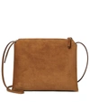 The Row Womens Caramel Shg Nu Mini Suede Cross-body Bag