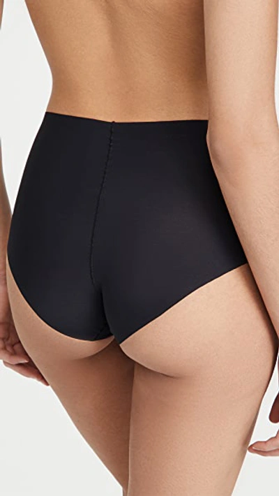 Calvin Klein Underwear Invisibles Le High Waist Hipster Panties In Black001