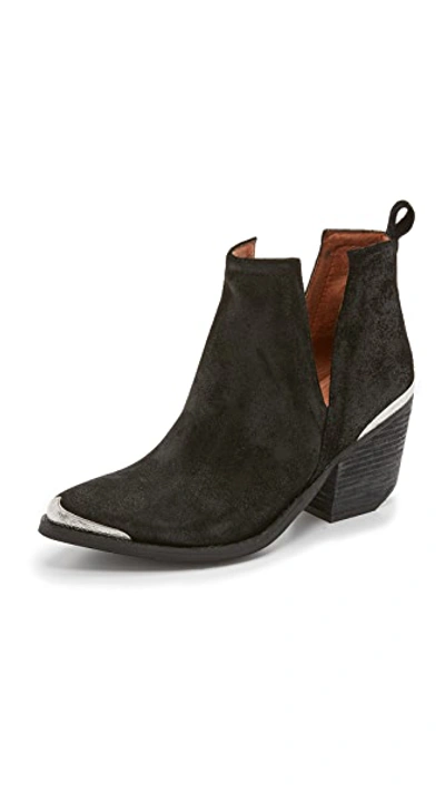 Jeffrey Campbell Cromwell Cutout Western Boot In Black