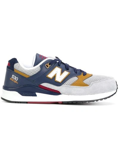 New Balance 530 Leather & Suede Sneakers In Blue