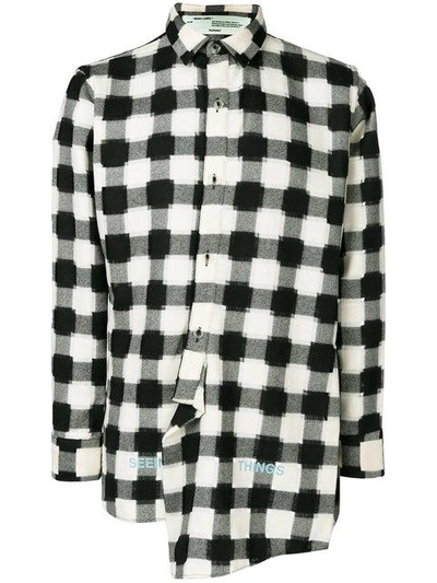 Off-white Checked Flannel Shirt