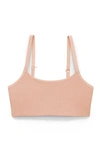 Natori Limitless Convertible Sports Bralette Bra In Golden Rose