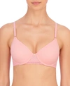 Natori Intimates Bliss Perfection Contour Underwire Soft Stretch Padded T-shirt Bra Women's In Pink Icing