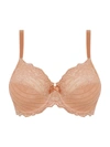 Chantelle Rive Gauche Underwire Bra In Sandalwood/rose