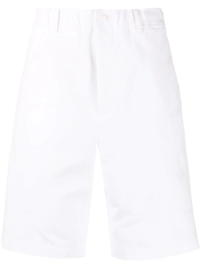 Valentino Camouwhite-print Bermude Shorts In White
